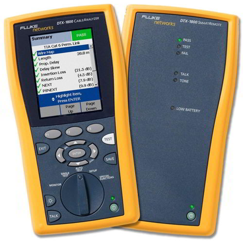 Fluke-DSX2-8000,DSX2-5000,DTX-1800 Fluke-DSX2-8000, DSX2-5000, DTX-1800
