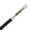 Cable de fibra óptica para exteriores, fibra GYTA G.652.D, tubo múltiple suelto trenzado, blindaje de laminado de polietileno de aluminio (APL), cable de PE individual
