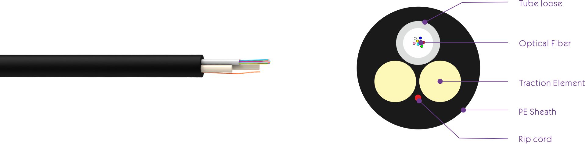 Cable de descenso &oacute;ptico ASU