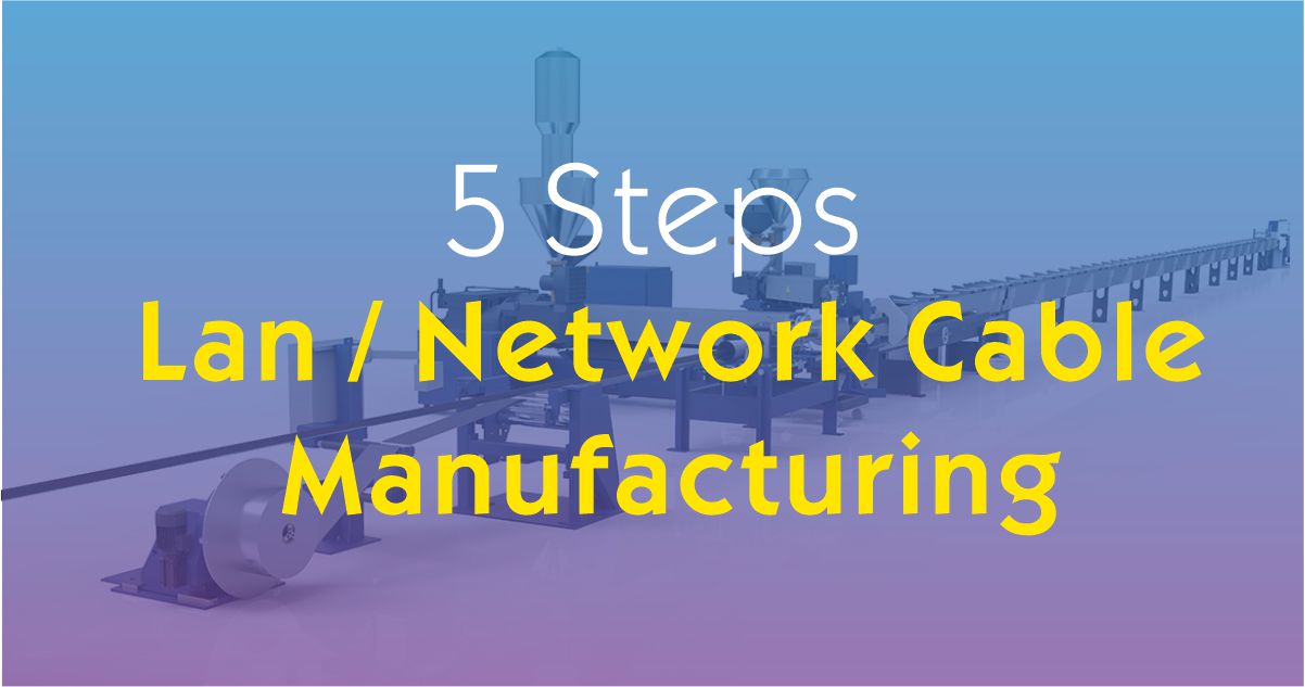 5 pasos de fabricación de cables de red
