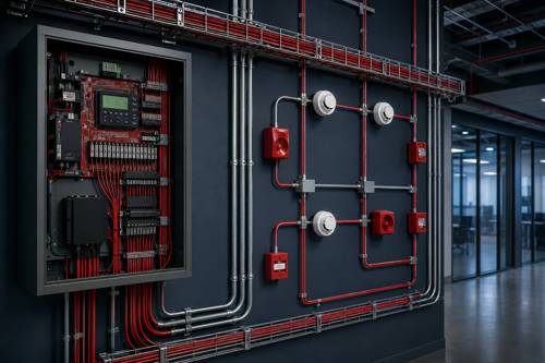 Soluciones de cables de seguridad y protección contra incendios para proyectos de edificios comerciales