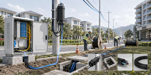 OPGW y opciones de cables de fibra para exteriores para implementación de servicios públicos y telecomunicaciones